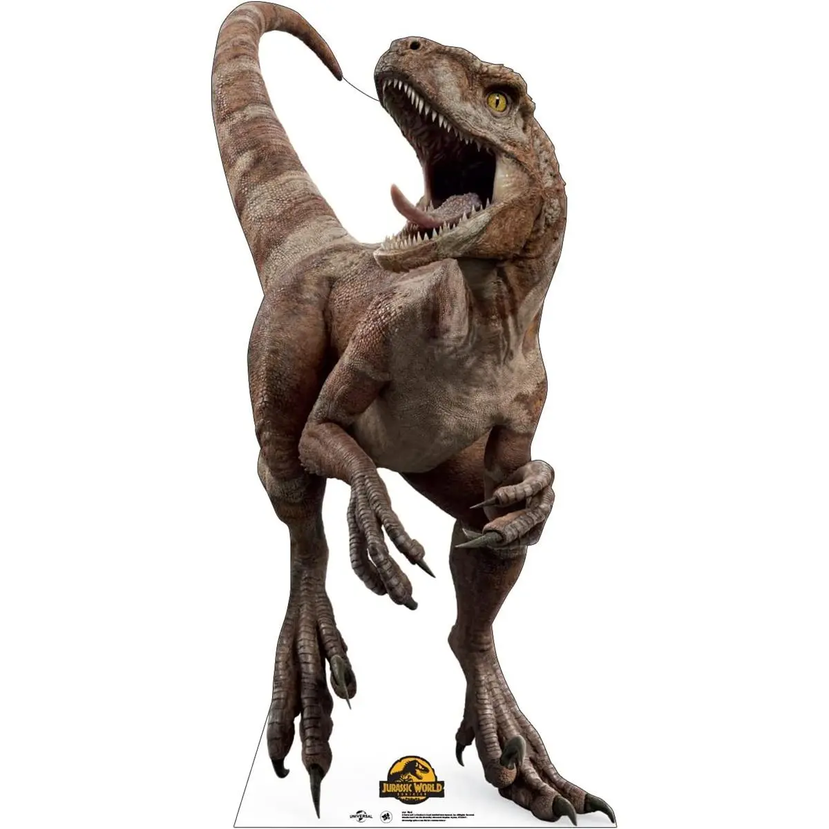 Advanced Graphics 3787 65 x 31 in. Jurassic World Dominion Cardboard Cutout of Red - Jurassic World 3 Dominion