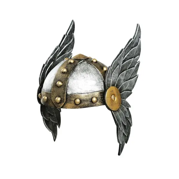 Open Face Winged Costume Helmet for Women