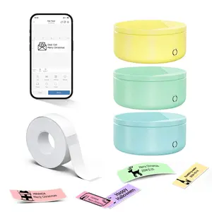 Wireless Bluetooth Portable Mini Thermal Label Printer Blue LP1 , USB-C Fast Charge ,  Compatible withioS,Android, 5-in-1 Use For Home Work Trip Gift School Office, Printing Machine for Lables