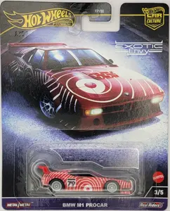Hot Wheels Car Culture Exotic Envy BMW M1 Procar, 1:64 Scale, Diecast Model Car
