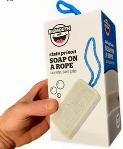Prison Soap State Penitentiary - Funny Gag Joke Soap on Rope - BigMouth Inc.