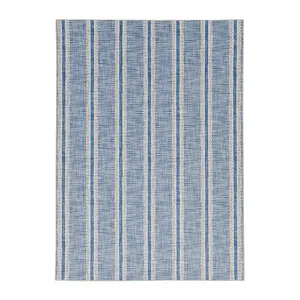 Linon Home Luna 2'x3' Washable Non-Slip Decorative Striped Rug
