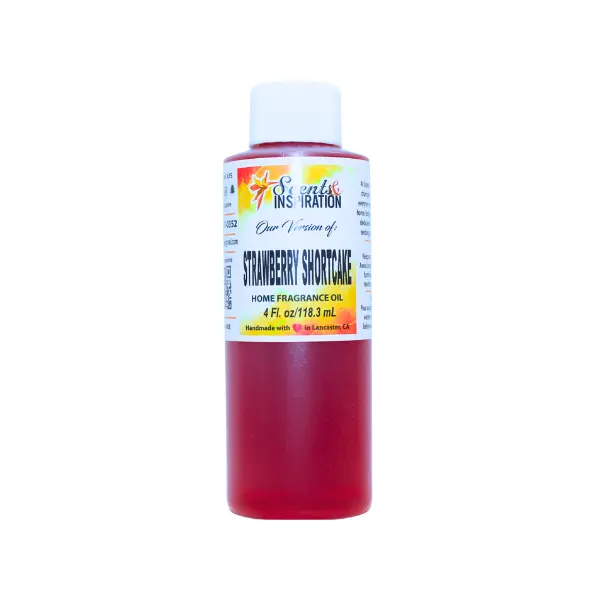 Scents & Inspiration Burning Fragrance Oil - Strawberry Shortcake Incense Oil for Warmers & Diffusers | Suitable for Aromatherapy and Relaxation | Air Freshener for Home & Office