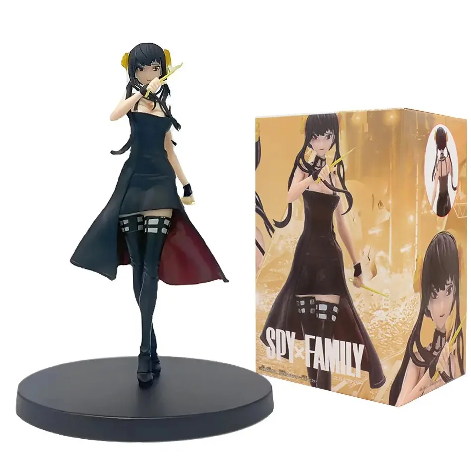 16CM SPY×FAMILY Anime Figure Kawai Anya Forger Yor Forger Action Figures Standing Figurine Collectible Model Doll Toys
