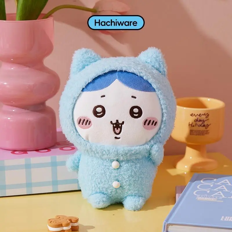 MINISO Chiikawa Soft Stuffed Animal Cozy Sitting Plushie - Super Soft Fluffy Material, Emotional Support Toy, Viral TikTok Christmas Gift for Mom, Bed/Desk Decor, Kawaii Room Accent, Soft Stuffed Animals
