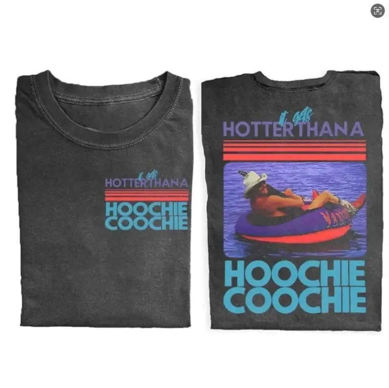 90s Country Music Shirt – Hotter Than A Hoochie Coochie Summer Concert Tee