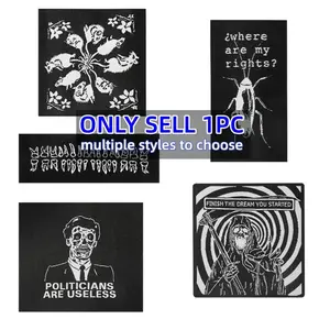 Hilarious Embroidered Patch, Self-Adhesive Iron-On Applique, Floral Embroidery Appliques, Flower Embroidery, Flower Iron On Patches, Perfect for Clothes Jackets Hats Accessories, Fun Humorous Design