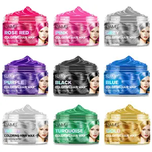 Vibrant Temporary Hair Dye Mud, Mousse Hair Dye, Hair Coloring Wax, Long-Lasting Hold, Safe for All Hair Types, Perfect for Festive Events & Cosplay, Available in 9 Colors