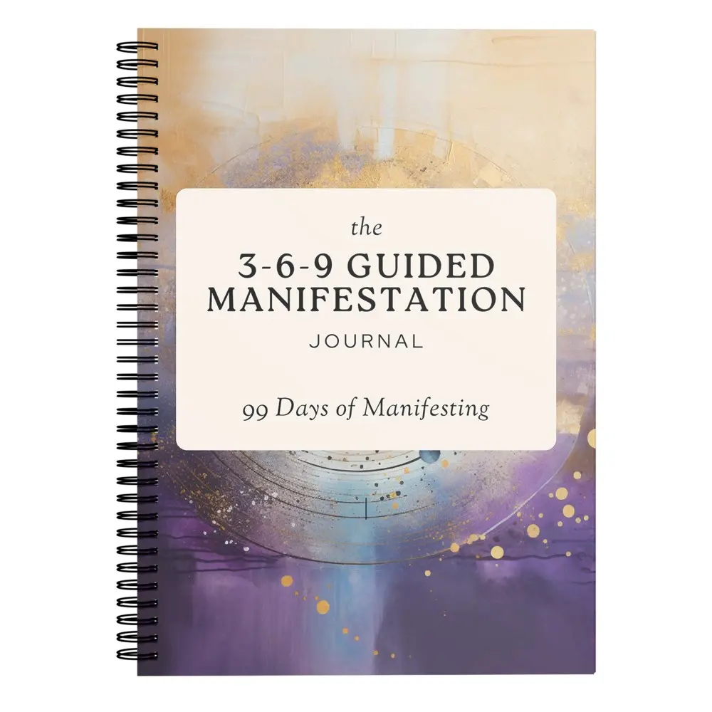 1pc 369 Daily Goal Setting Manifestation Journal - 131-Page Personal Growth Notebook with Gratitude Prompts, Daily Affirmations, Inspiration & Guided Exercises, Mindset & Productivity Planner for Personal Development Goals