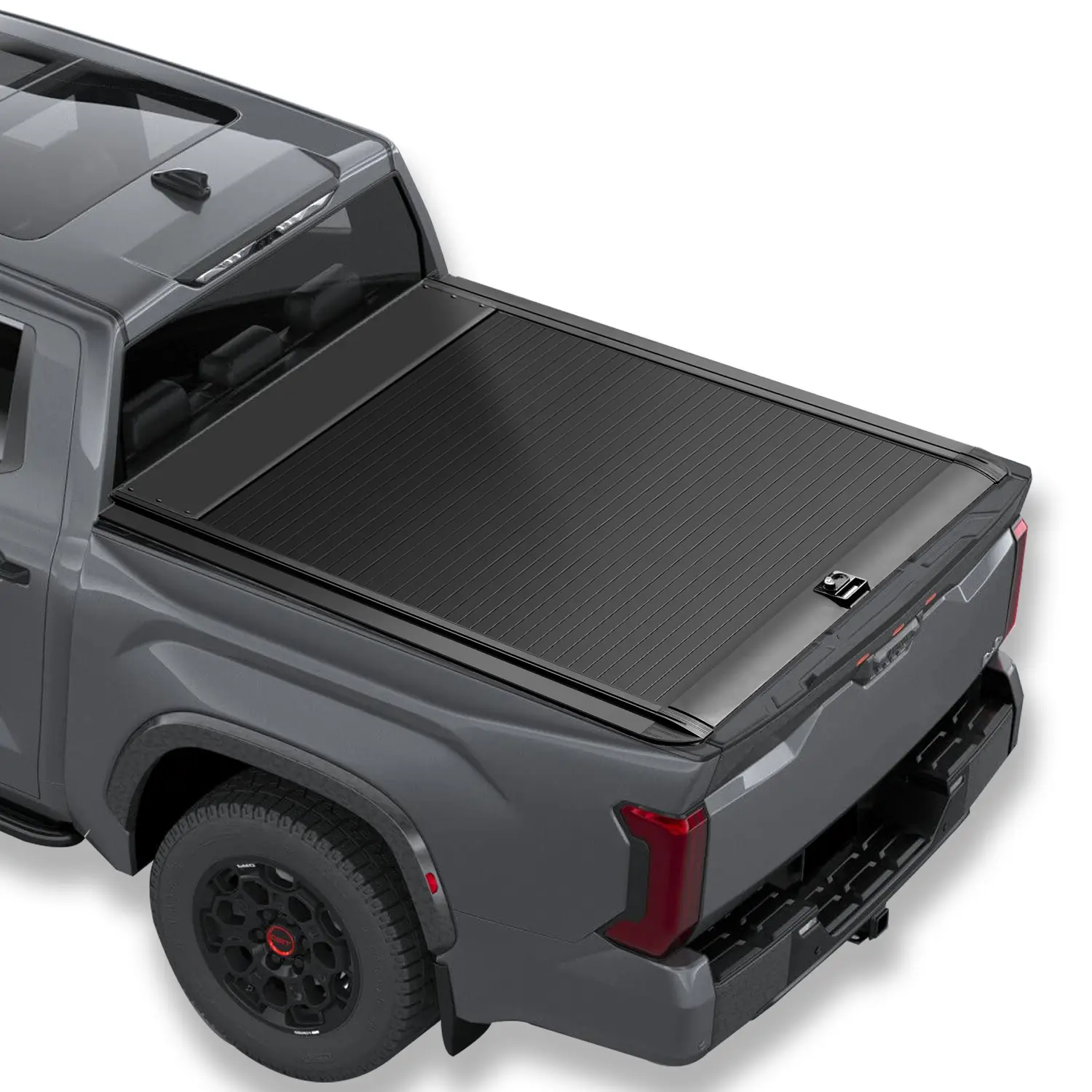 SADELOOS Retractable Pickup Truck Bed Tonneau Cover, Truck Accessories for 2022-2026 Toyota Tundra (5.5'/65.4" Bed), Password Lock, Waterproof Car Protector, Pickup Truck Cover