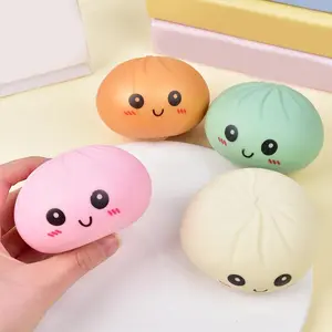 unboxing surprise glitter big real Dumpling Squishy mystery slow rise, Kawaii Rainbow Fidget Toy,dumplings viral squishies Soft TPR material rebound Sensory ball Stress Relief, Cute Gift box for Kids exchange relief hand toy