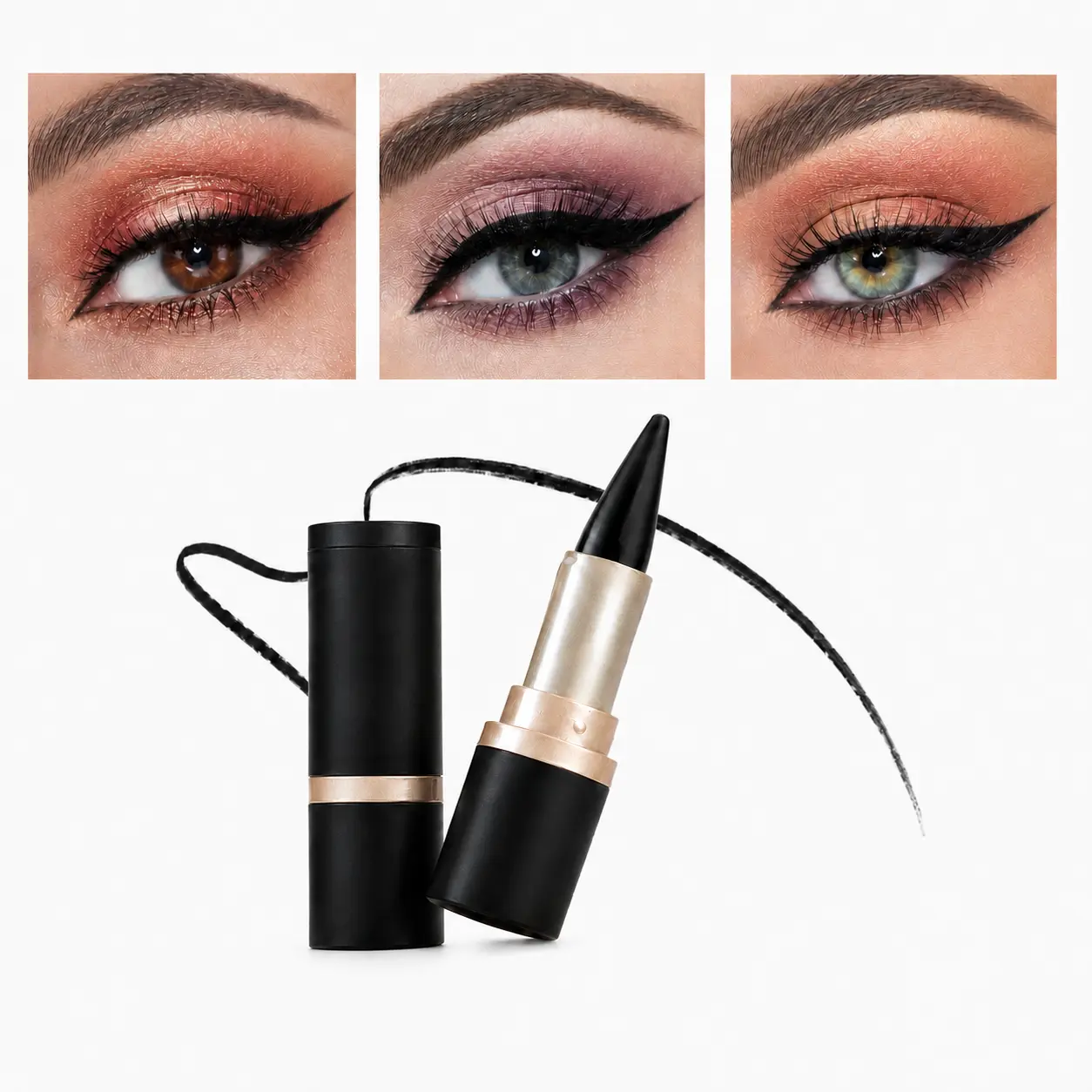 Creamy Gel Eyeliner Pencil, Matte Finish, Soft & Smooth Formula, Easy to Blend and Remove, Everyday Eye Makeup for Women, Great Gift for Birthdays, Holidays, Christmas & Valentine’s Day