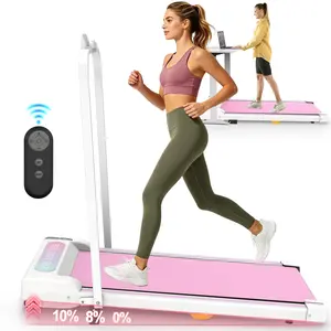 【KINMAC】265 lbs Treadmills Walking Pad with Slope Angle, 2 in 1 Running Machine, Under Desk Treadmill for Home Office, Protable Treadmill Walking Treadmills for Home