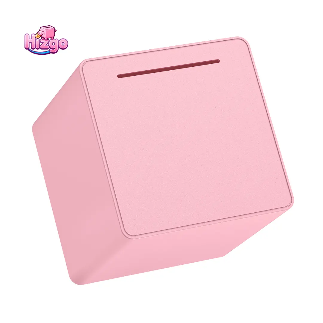 Hizgo 6" Large Assembly Piggy Bank, Suitable for Adults and Kids, Must Break to Open Unopenable Money Saving Box, 2025 Newest Cash Saving Bank, Perfect Holiday Gift & Saving Essential, Available in Multiple Colors【Pink】