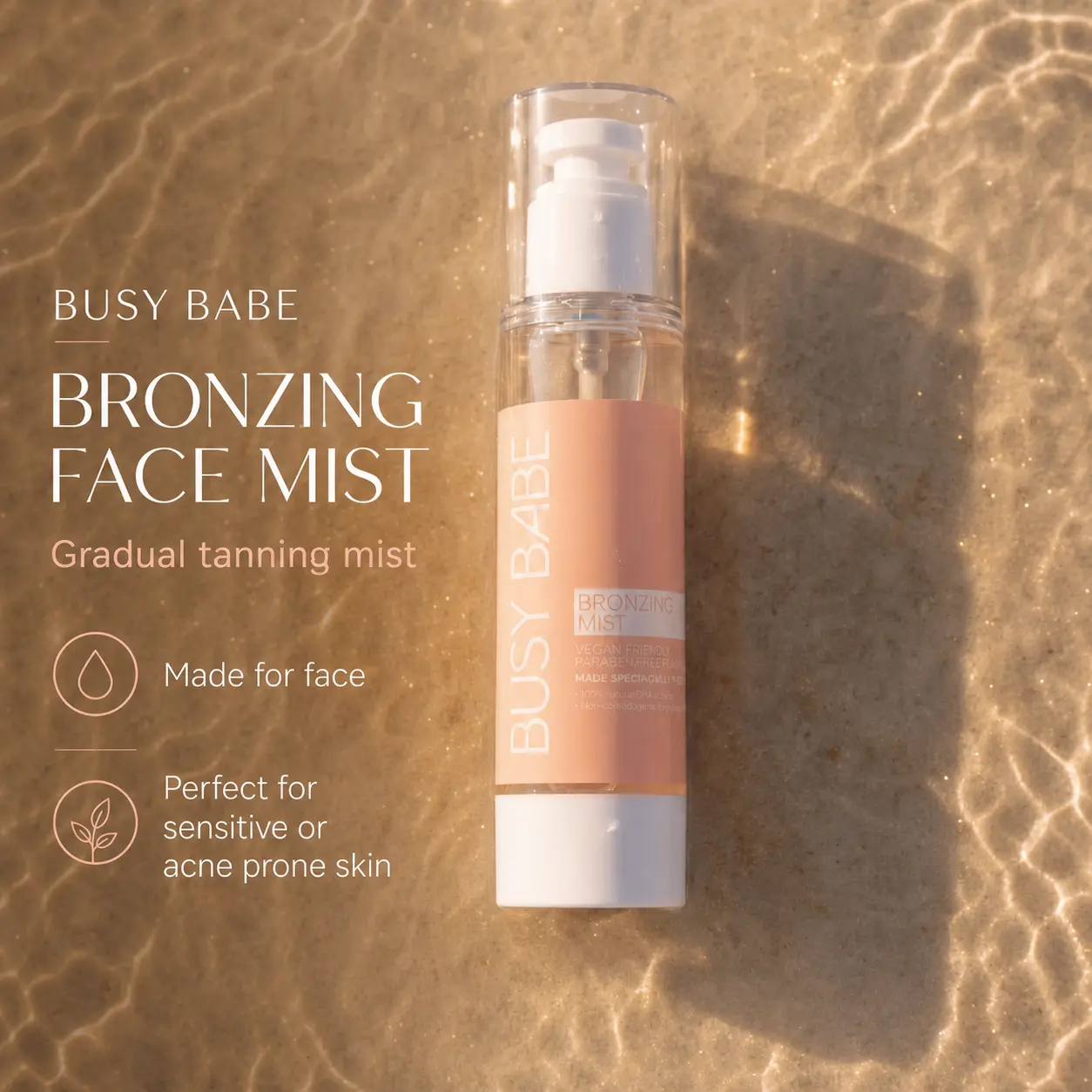 Busy Babe Facial Tanning Mist Radiant Body Care