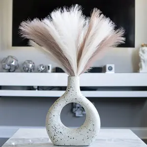 Artificial Pampas Grass Décor Decor Decorative Plants Vase Flowers Room Ornaments Fruit