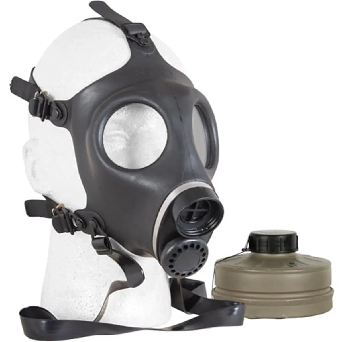 212 MAIN Adult Israeli Civilian Issue Protective Respirator Face Mask, Size 3, Adjustable Strap, Complete with Filter, Dustproof Gasproof DIY Hobby Safety Gear, Adults