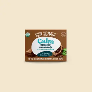 Calm Organic Cacao Mix with Reishi Mushroom, 10 Packets