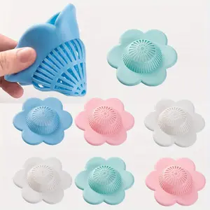 8 Pieces Kitchen Sink Strainer Set, Bathroom Drain Cover, Suction Cup Filter Screen for Sink