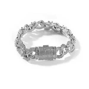 Sun Flower CZ Infinity Chain Necklace, bracelet, or choker