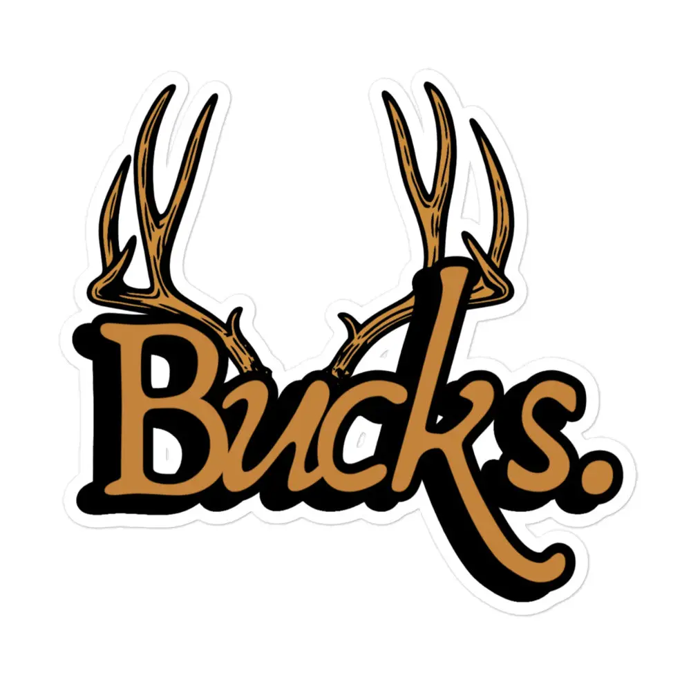 Bucks. Sticker