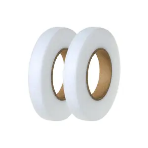 Hemming Tape ,100 Yards 1/2 Inch,2 Rolls Iron On Hem Tape ,Iron on Tape for Hemming, Stitch Witchery Tape Sewing Tape (White,50 Yards Each)