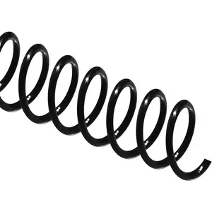 100 Pack Plastic Spiral Binding Coils,16mm(5/8") Binding Spirals,140 Sheet Capacity,4:1 Pitch, Black