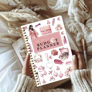 Monthly and annual budget planning book, spiral-bound A5 size, budget tracking monthly and annual financial planning book, financial goals - debt tracker, - financial planner budget list, Planner Notebook, great gifts for friends, Budget Planners