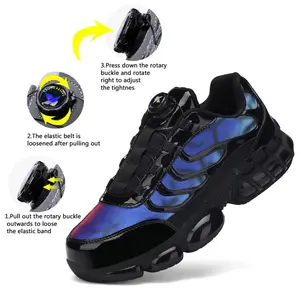 Indestructible Composite Toe Work Shoes for Men & Women Lightweight Non-Slip Puncture-Proof Safety Sneakers with Comfortable Design