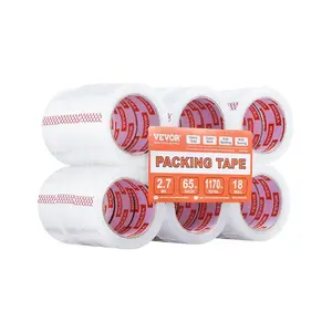 【Summervibes】VEVOR Clear Packing Tape 18 Rolls 65 Yards Heavy Duty Clear Packing Tapes 2.7 Mil