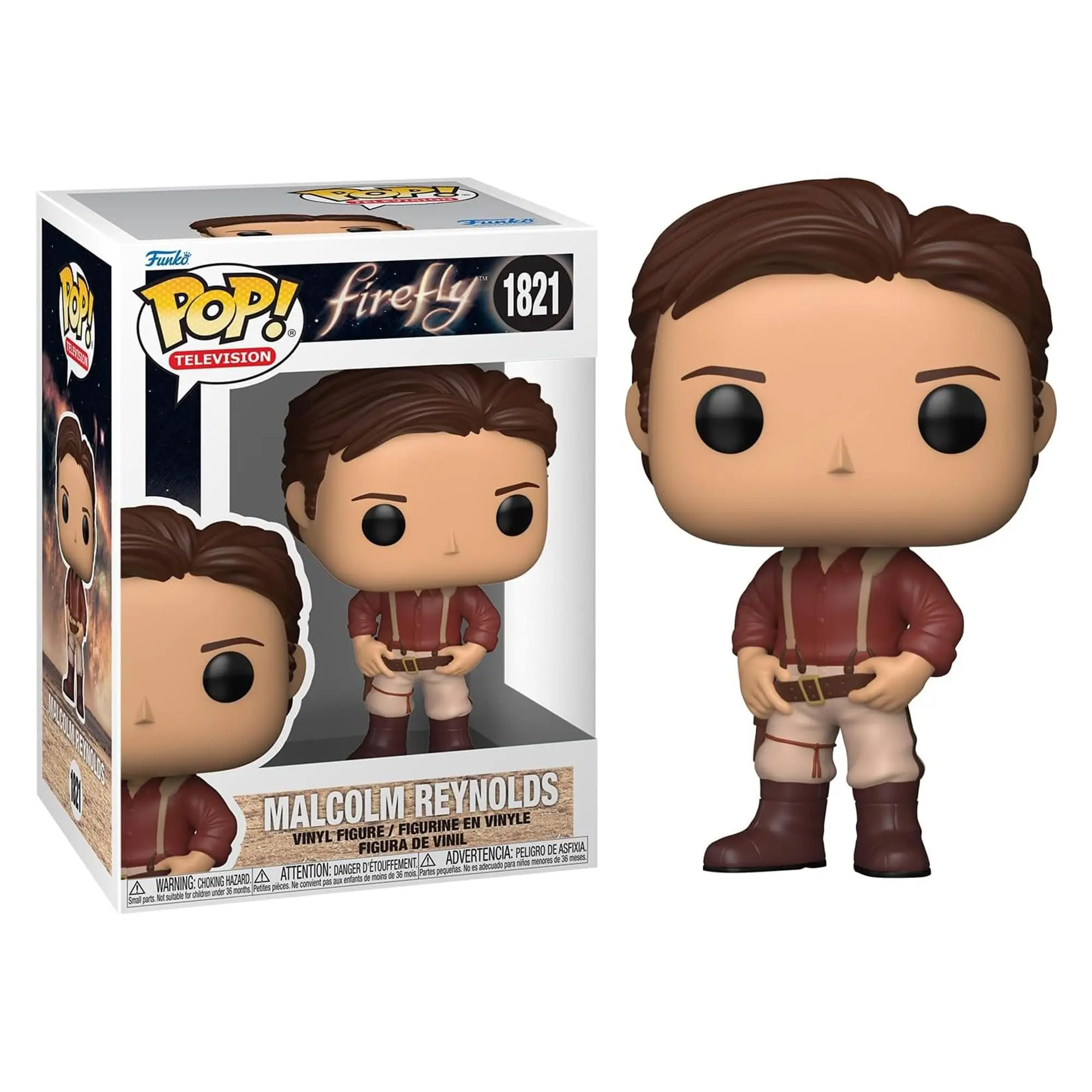 Firefly Malcolm Reynolds Funko POP Licensed Product, TV Show Figurine, Vinyl Figure, Collectible Action Toy Figure for Toys & Hobbies Enthusiasts