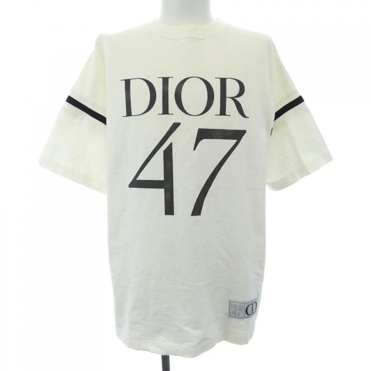 Pre-owned Dior Cotton Small Leather Goods 47 Slub Jersey T Shirt