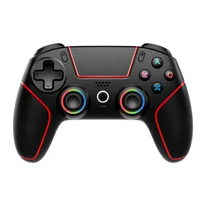 Wireless RGB Game Controller For PS5 Switch PC Phone Dual Vibration Turbo Gamepad  RGB Wireless Gamepad Dual Vibration Gyro Turbo Controller PS5 Switch PC Mobile