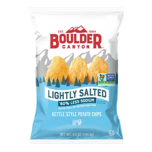 Boulder Canyon Kettle Potato Chips 60% Less Sodium