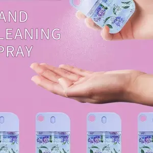 1.5 OZ Wish Hand Sanitizer - 7 Scents, No-Rinse, Portable, Highly Effective Germ-Killing, Excellent Cleaning, Quick-Drying, Must-Have For Outings.