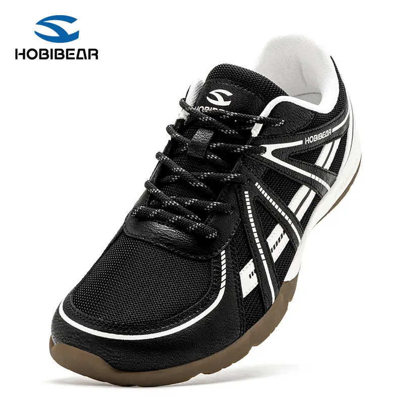 HOBIBEAR Unisex Minimalist Barefoot Casual Trainers - Slip-On, Wide Toe Box, Lightweight, Knit Fabric, Grippy Rubber Sole, All Seasons Lightweight Breathable Footwear for Men's/Women's Gym Walking, Casual Wear, Grippy Sole, Anti-Slip Tread Casual Trainers