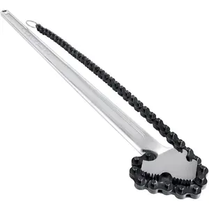 fathersdaygift  VEVOR 24inch Chain Wrench Carbon Steel Chain Pipe Wrench Heavy Duty 6.7 inch Diameter Capacity Chain Strap Filter WrenchVEVOR Super Brand Day