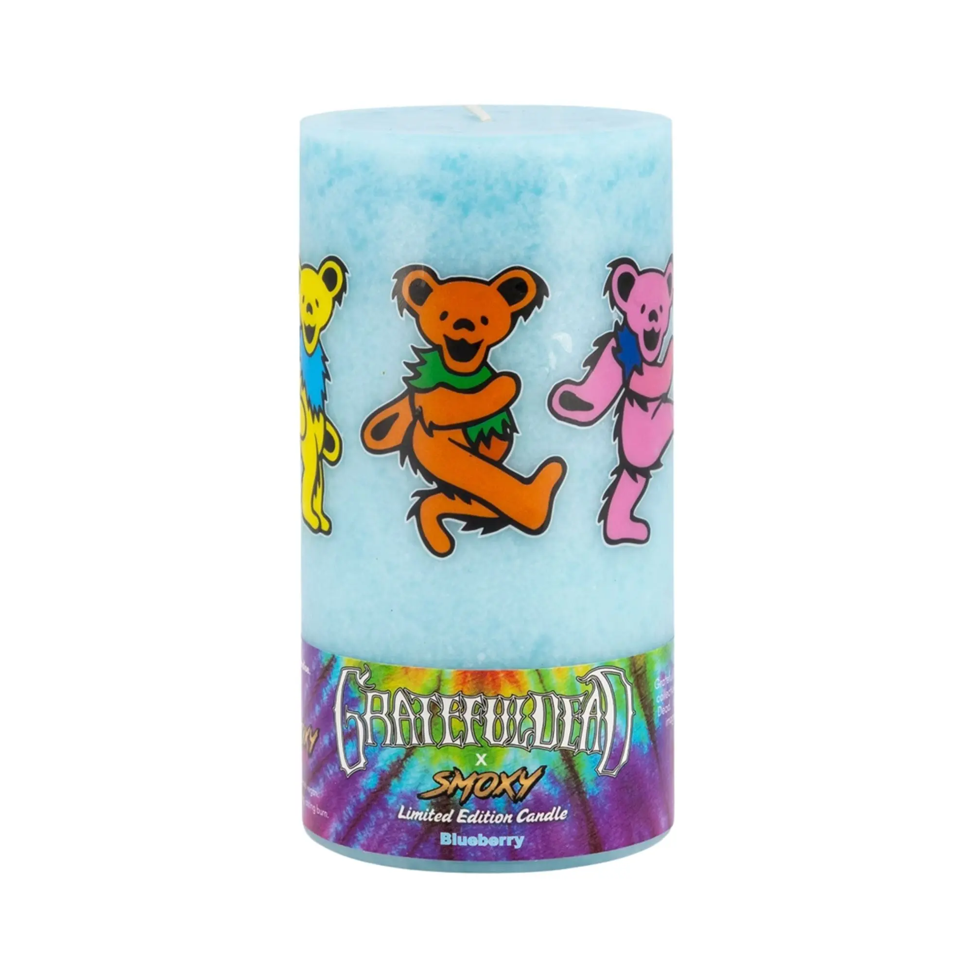 Smoxy Grateful Dead Smoke Odor Eliminator Pillar Candle - 24oz