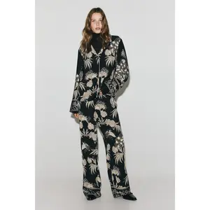 H&M Printed pull-on trousers