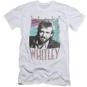 Vintage Keith Whitley Country Music 80s Retro Style Tee T Shirt Casual Classic
