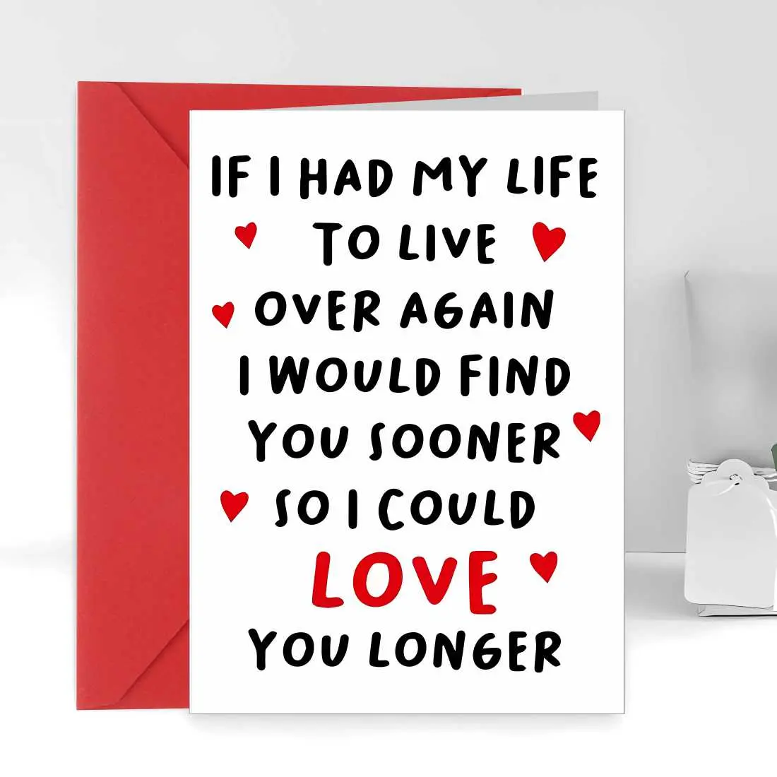 Charming Cartoon-Themed Love Greeting Card - Fun Party Cards, Perfect for Any Occasion, Touch, No Batteries Required