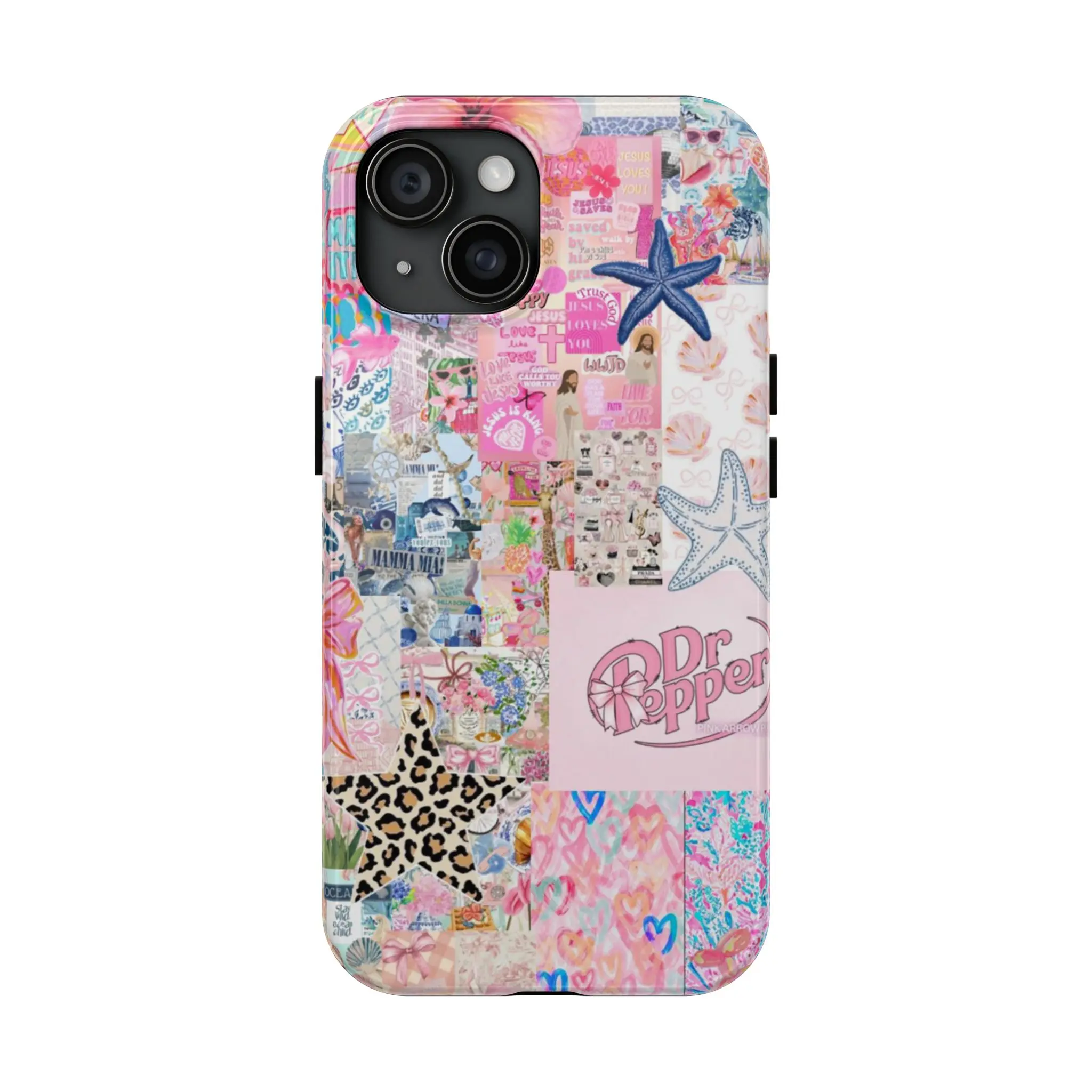 DrPepper Star Phone Case for iPhone 7 to 16