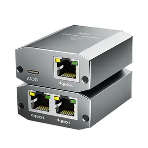 Gigabit network cable splitter 1-to-2 splitter RJ45 network port Cat6 six-port switch router