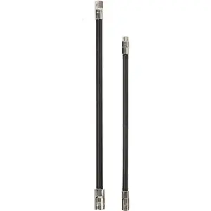 42072 – 2-Piece Flexible Socket Extension Set – 1/4-Inch and 3/8-Inch Drive Extensions – 10-Inch and 12-Inch Extensions with Flexible Shafts – Spring-Loaded Detent Balls to Prevent Slipping