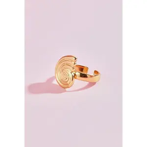 Seashell Swirl Adjustable Stacking Rings