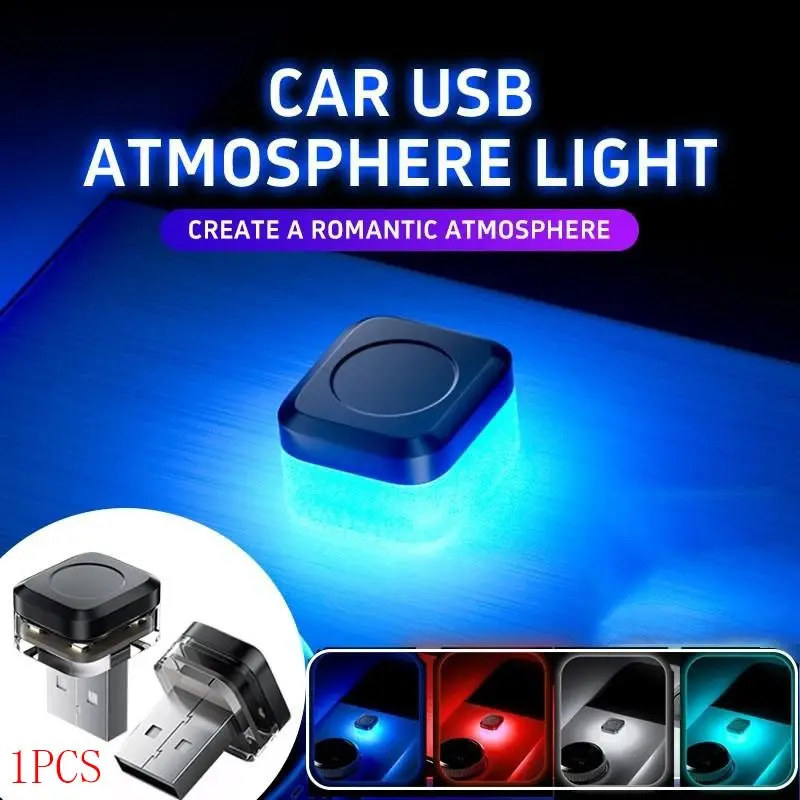 USB car interior LED ambient light cold light neon light car ambient light LED ambient light laptop decorative light mini USB LED light Car Atmosphere Lights Car Interior Lighting