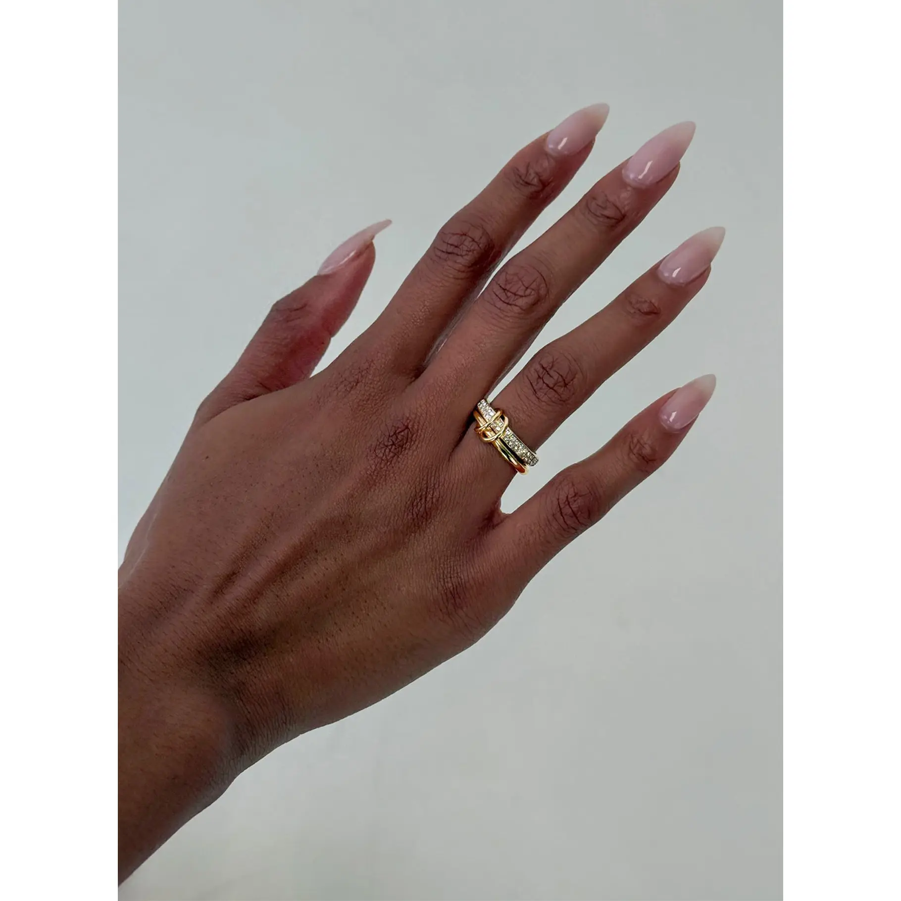 Something Sweet Stacked Ring Gold