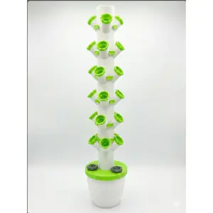 Modular Vertical Hydroponic Tower – 24 Plant System