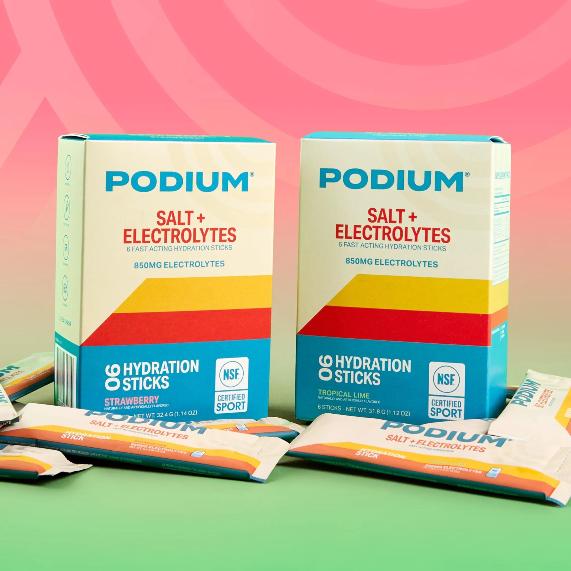 PODIUM | Salt+ Electrolytes Fast Acting Hydration Sticks