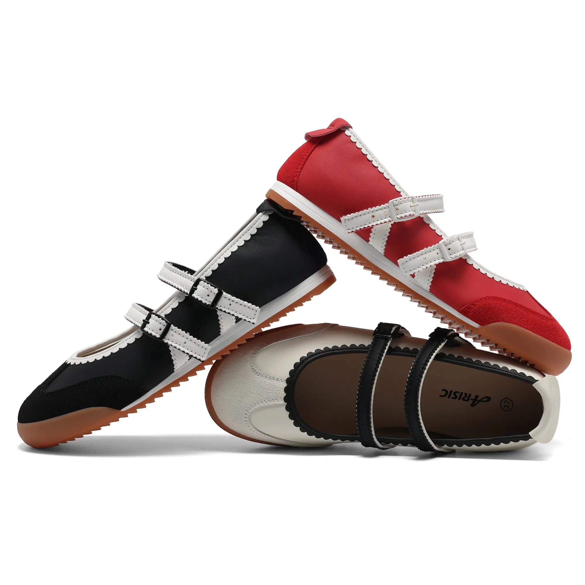 Women's Retro Suede Blend Sneakers with Hook-and-Loop Snug Closure, Lightweight Design and Antislip Soles for Casual Walks, Flat Loafer, All Seasons, Flexible Fit, Shoes For Women, Women's Shoes